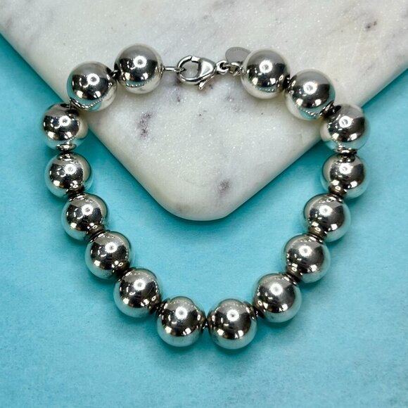 Tiffany & Co. Jewelry - Tiffany & Co. 925 Sterling Silver Hardwear Ball Bracelet – 7"